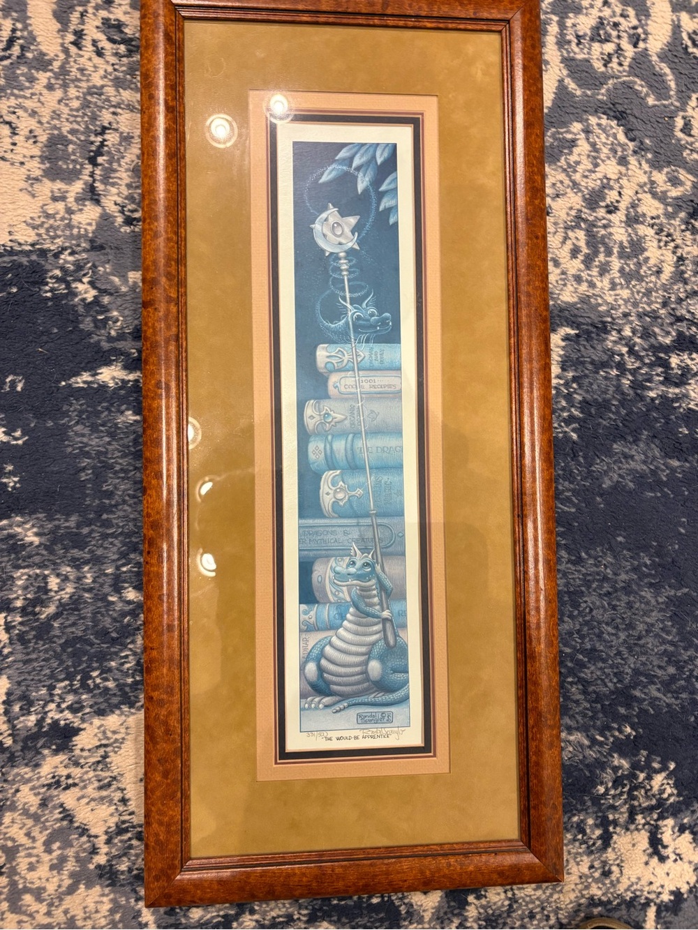 Framed Ltd. Edition Print “The Would Be Apprentice” signed by Randal Spangler